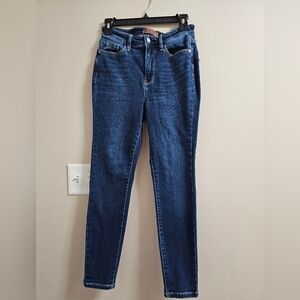 Judy Blue High Rise Skinny Fit Jeans in Dark Wash - Size 5/27 - Style JB82585DK